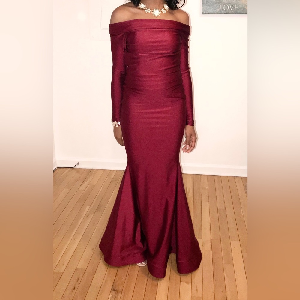 Burgundy Prom Dress. Wore Once